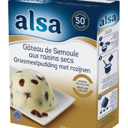 Preparation gateau semoule raisin boite 880G Alsa