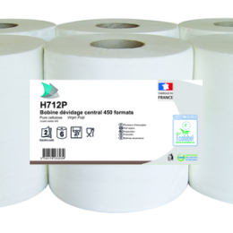 Essuie-tout blanc rouleaux DC 2P GC col(450Fx6) GH