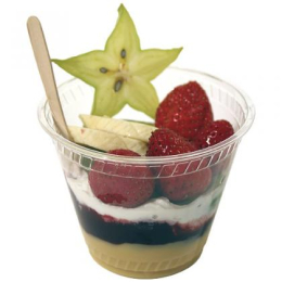 Coupe Dessert 9Oz Transparent Pet  *800 (16X50)