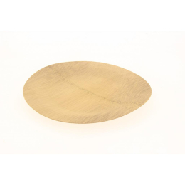 Assiette "Woody Moody" ronde Bambou 230 mm [230x230x230] [400 (16x25)]