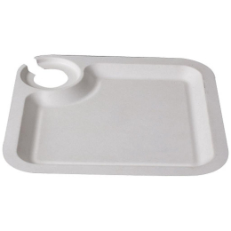 Assiette "Pulpy Squary" cocktail carree 210 mm [210x210x210] [300 (12x25)]
