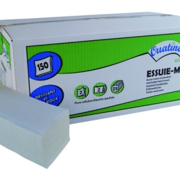 Essuie-main enchevetre 2P Z Eco (paq150Fx25) GH