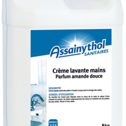 Creme lavante mains parfum amande douce en bidon 5 kg ASSAINYTHOL