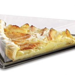 Kit part dessert triangle individuel avec couvercle sac(30U)x24 ALPHAFORM (boite)