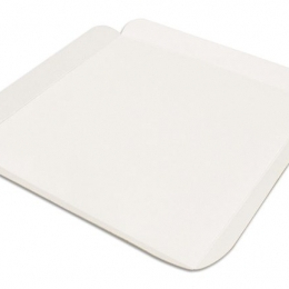 Carre raine blanc 17x17CM col(250U) Publi Embal (barquette plateau)