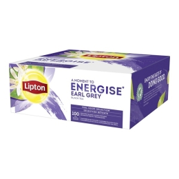 The noir Earl Grey boite 100 sachets fraicheur LIPTON