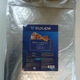 Thon Listao en morceaux au naturel en poche 1,950 kg LA PULPE
