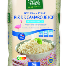 Riz long etuve IGP Camargue sac 5KG  Vivien Paille