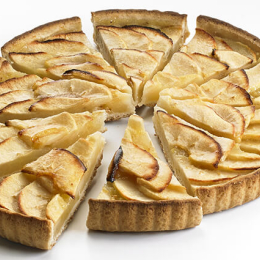 Tarte pomme predecoupe 10 part 750G Pasquier - Surgele
