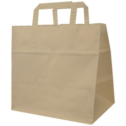 Sac cabas 26+17X25 brun 70gr/M2  *250