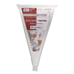 Poche patissiere 82 microns (Sachet de 100 poches) Publi Embal