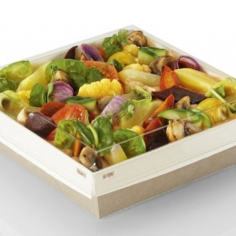 Boite avec couvercle 1200cc Luxifood sac(20U)x8 ALPHAFORM